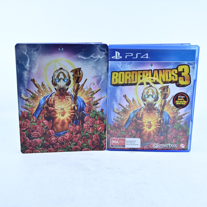 Borderlands 3 - With Steelbook - Sony Playstation 4 / PS4 Game - MINT DISC!