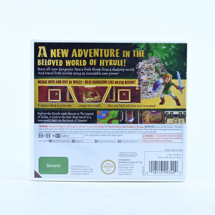 The Legend of Zelda: A Link Between Worlds - Nintendo 3DS Game - PAL + Manual