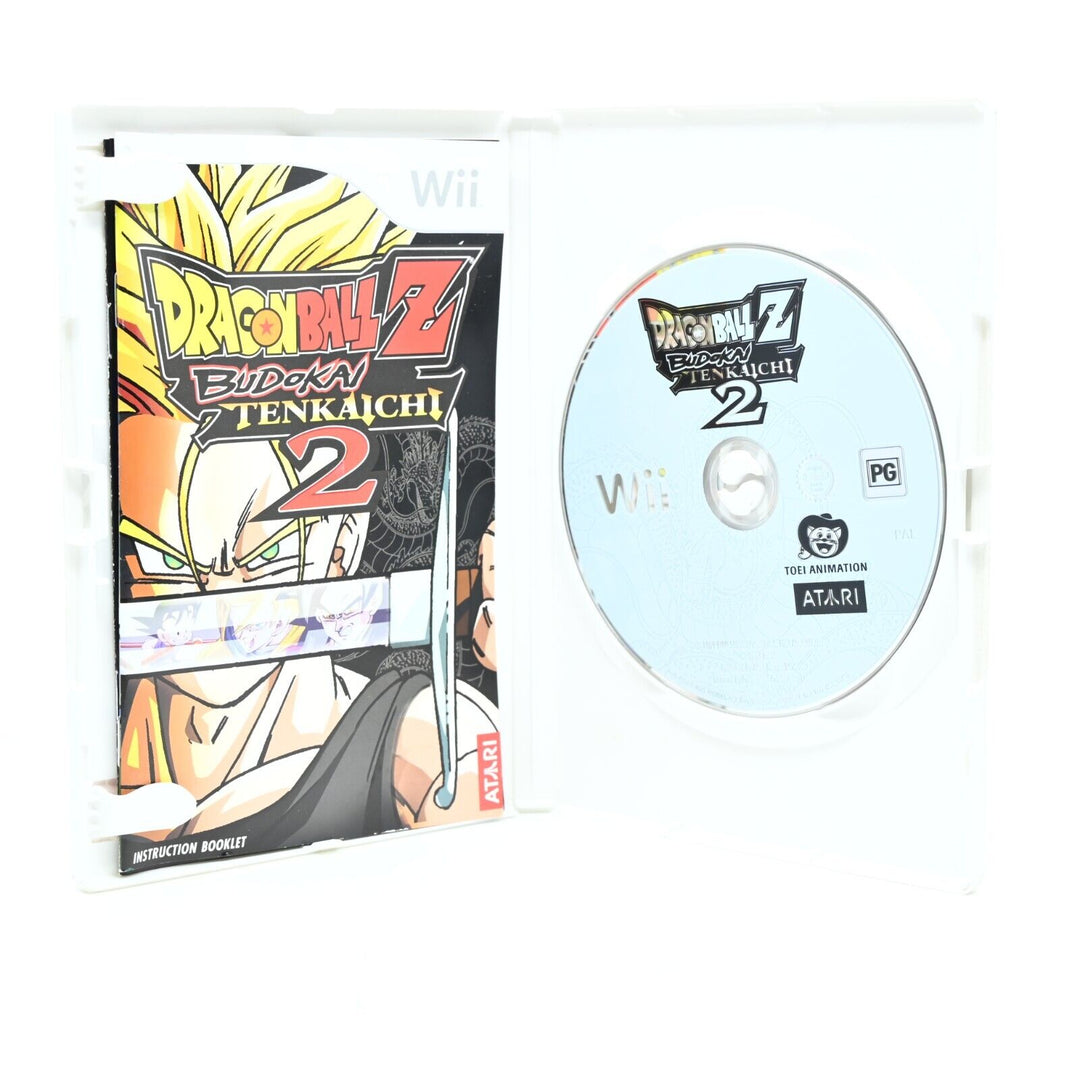 Dragon Ball Z: Budokai Tenkaichi 2 - Nintendo Wii Game + Manual - MINT DISC