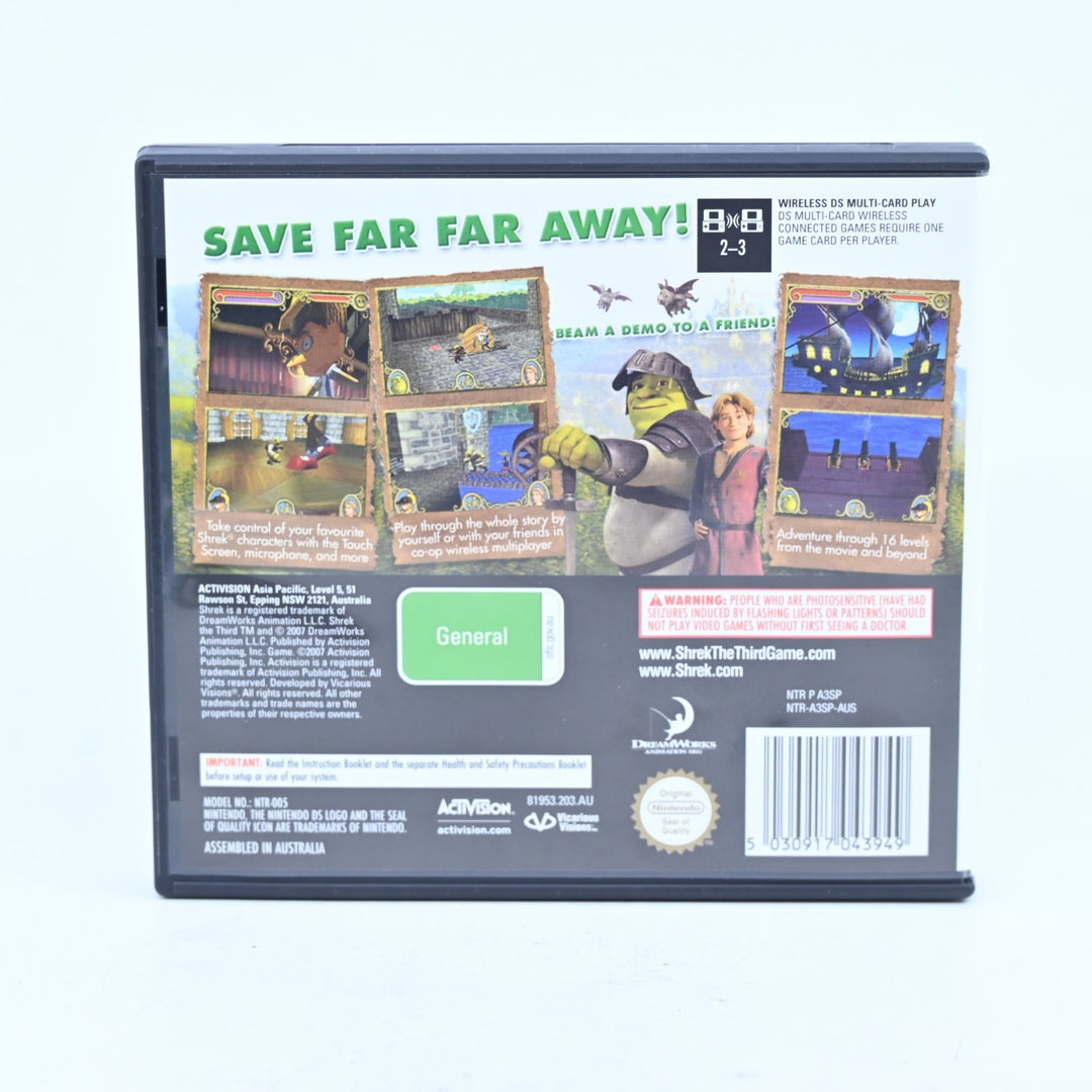 Shrek The Third - Nintendo DS Game - PAL + Manual - FREE POST!