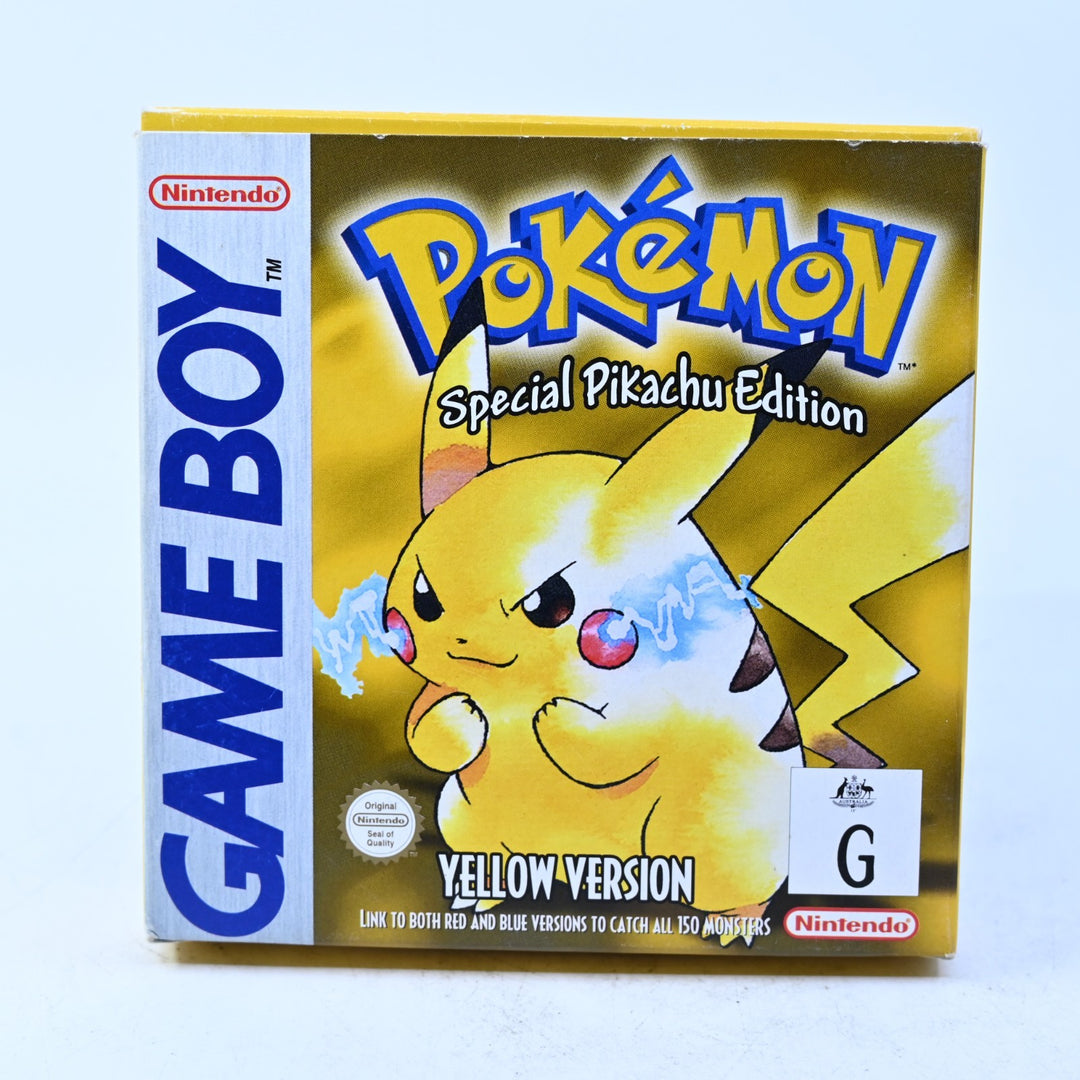 Pokemon Yellow Version - Nintendo Gameboy Boxed Game - PAL - NEW SAVE BATTERY!