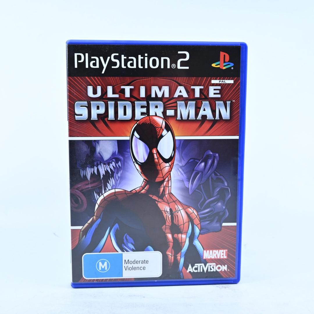 Ultimate Spider-Man - Sony Playstation 2 / PS2 Game + Manual - PAL - MINT DISC!