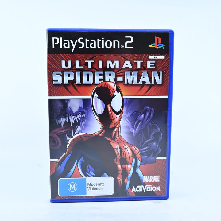 Ultimate Spider-Man - Sony Playstation 2 / PS2 Game + Manual - PAL - MINT DISC!
