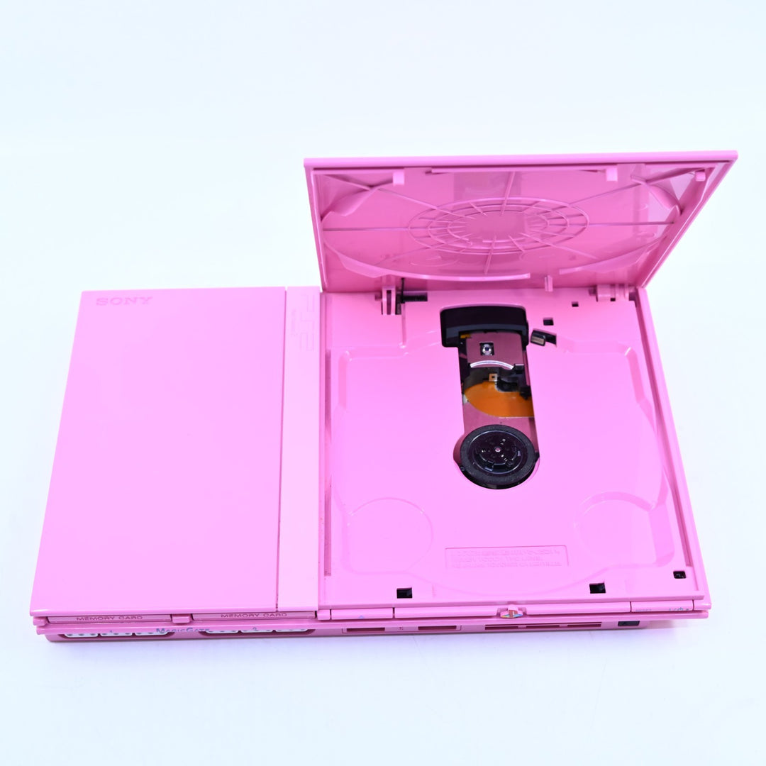 Pink Sony Playstation 2/ PS2 Slim Console - AUS PAL + HDMI + CONVERTER FREE POST