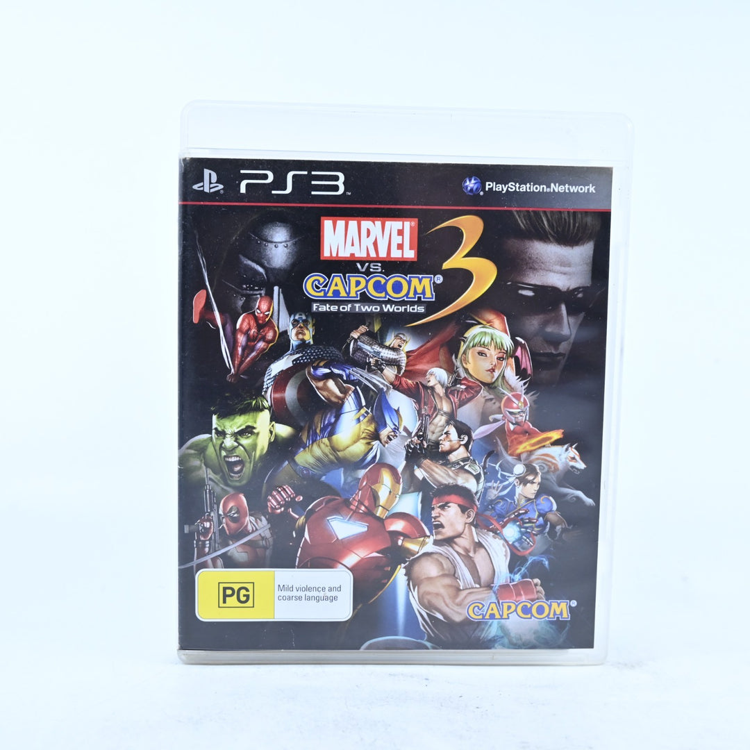 Marvel VS. Capcom 3: Fate of Two Worlds - Playstation 3 / PS3 Game + Manual