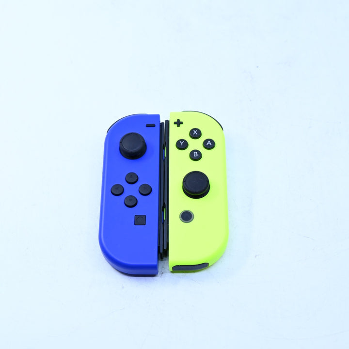 Blue / Neon Yellow - Boxed Joy-Con Controller Pair - Switch Accessory