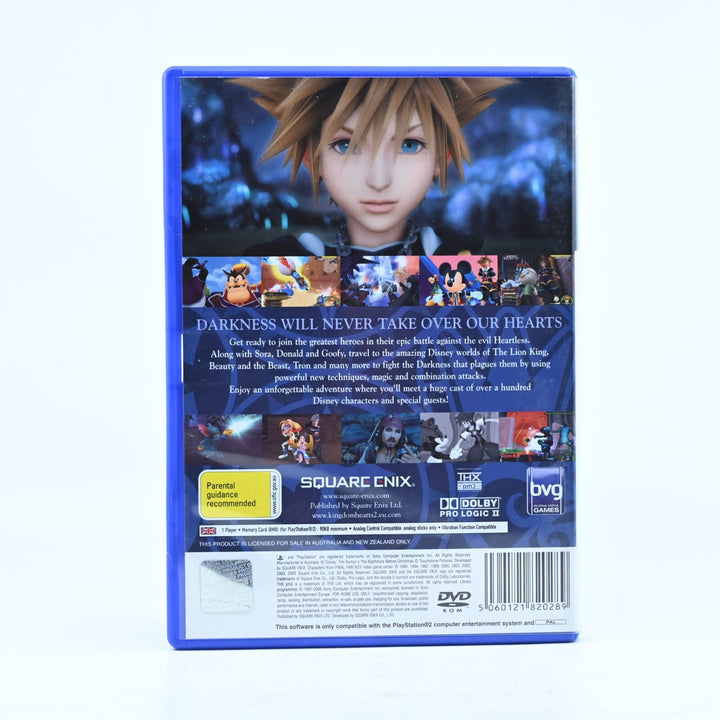 Kingdom Hearts II 2 - Sony Playstation 2 / PS2 Game + Manual - PAL