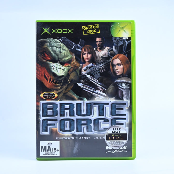 Brute Force - Original Xbox Game + Manual - PAL - MINT DISC!