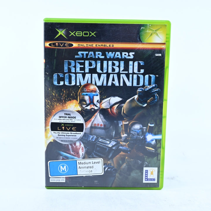 Star Wars Republic Commando - Original Xbox Game + Manual - PAL - MINT DISC!