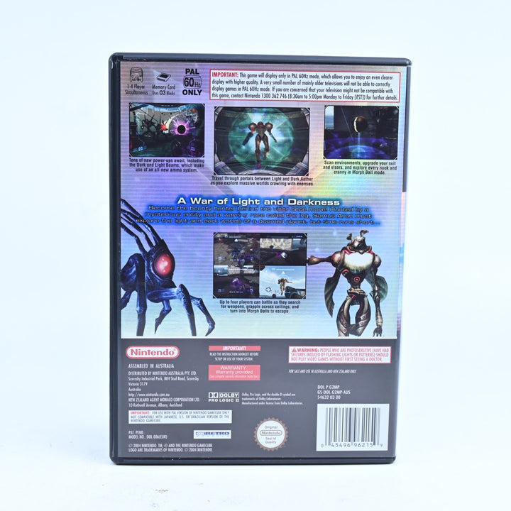 Metroid Prime 2 Echoes - Nintendo Gamecube Game + Manual - PAL - FREE POST!