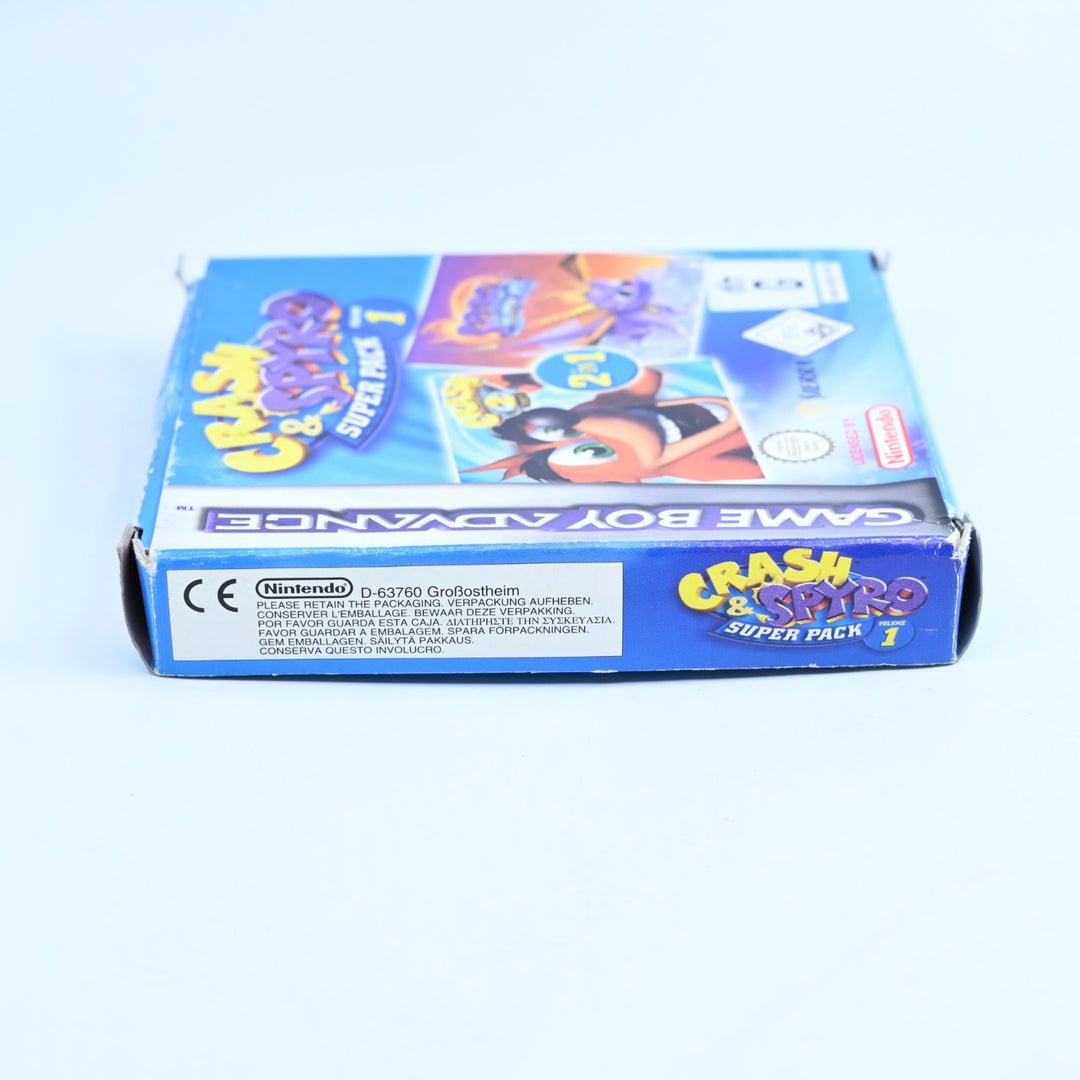 Crash & Spyro Superpack Vol 1 - GBA Boxed Game - PAL - FREE POST!