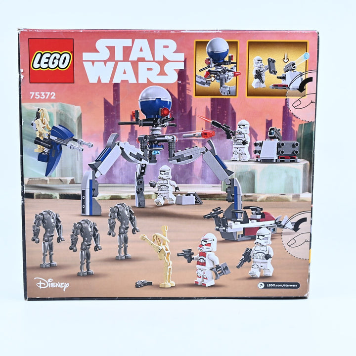SEALED! LEGO 75372 Star Wars - Clone Trooper & Battle Droid Pack - Toy