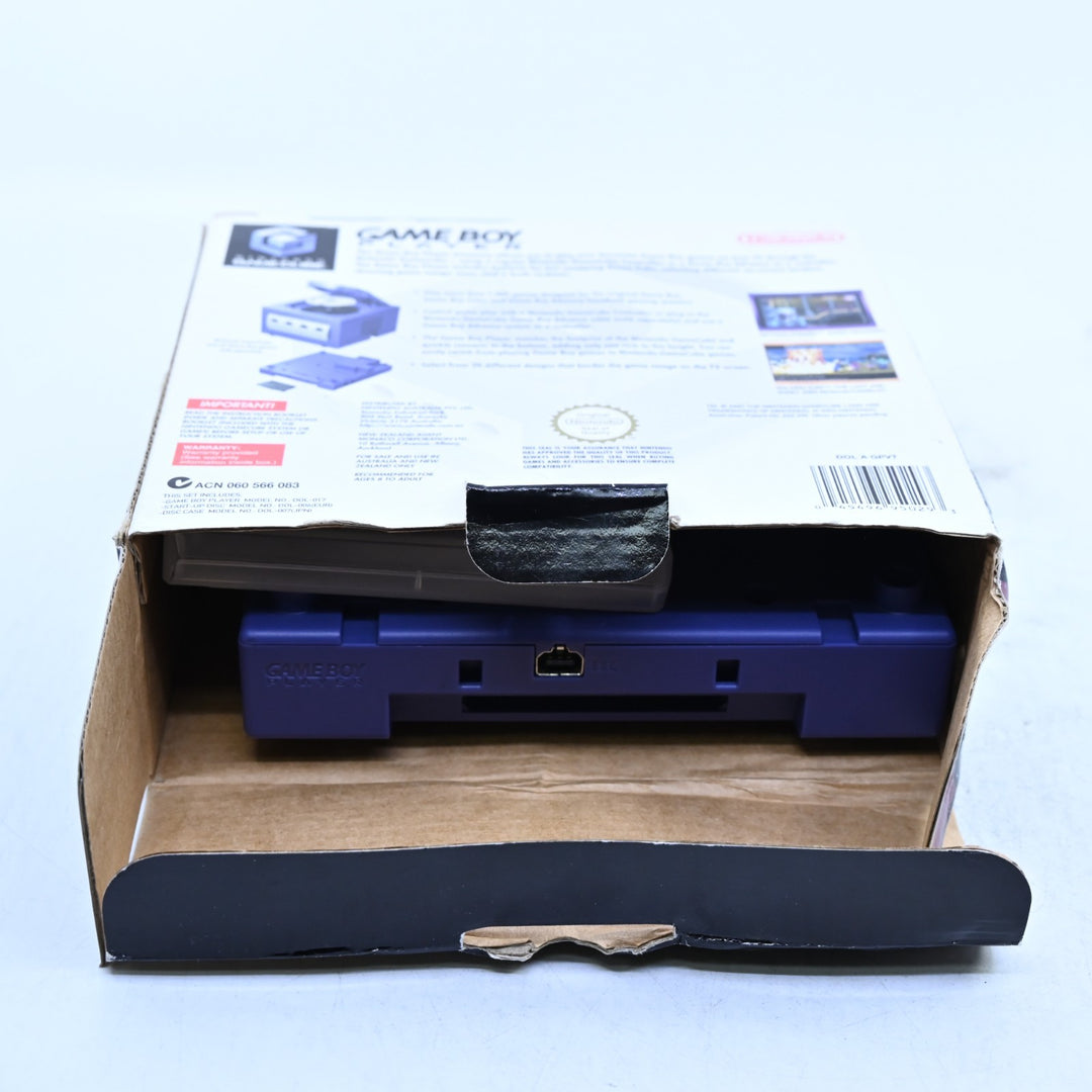 Indigo Game Boy Player - Boxed Nintendo Gamecube Accessory - AUS PAL