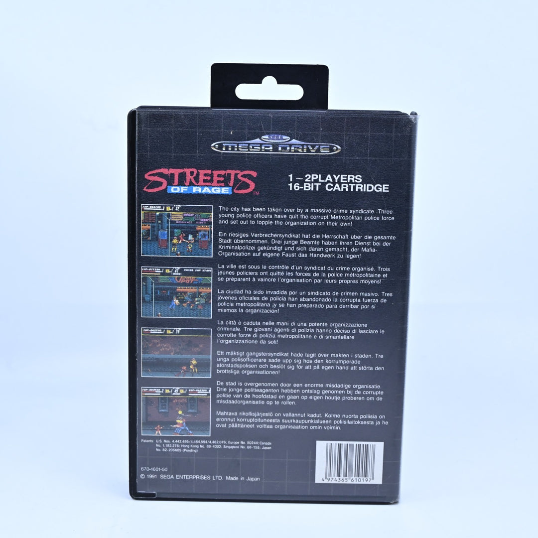 Streets of Rage - Sega Mega Drive Game - No Manual - PAL - FREE POST!