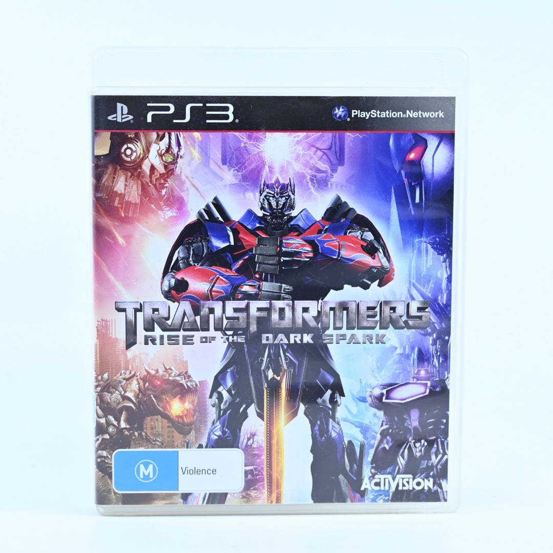 Transformers: Rise of the Dark Spark - Sony Playstation 3 / PS3 Game + Manual