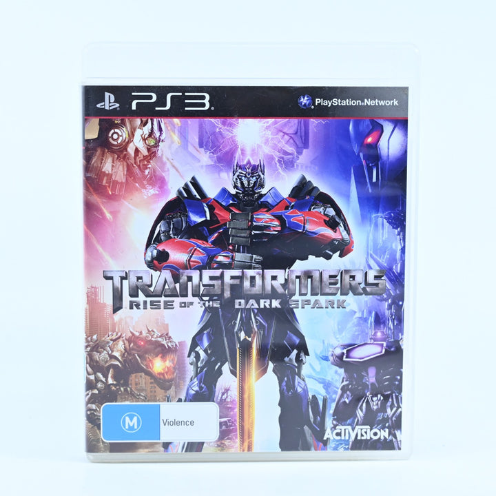 Transformers: Rise of the Dark Spark - Sony Playstation 3 / PS3 Game + Manual