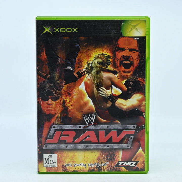 WWE Raw - Original Xbox Game + No Manual - PAL - MINT DISC!