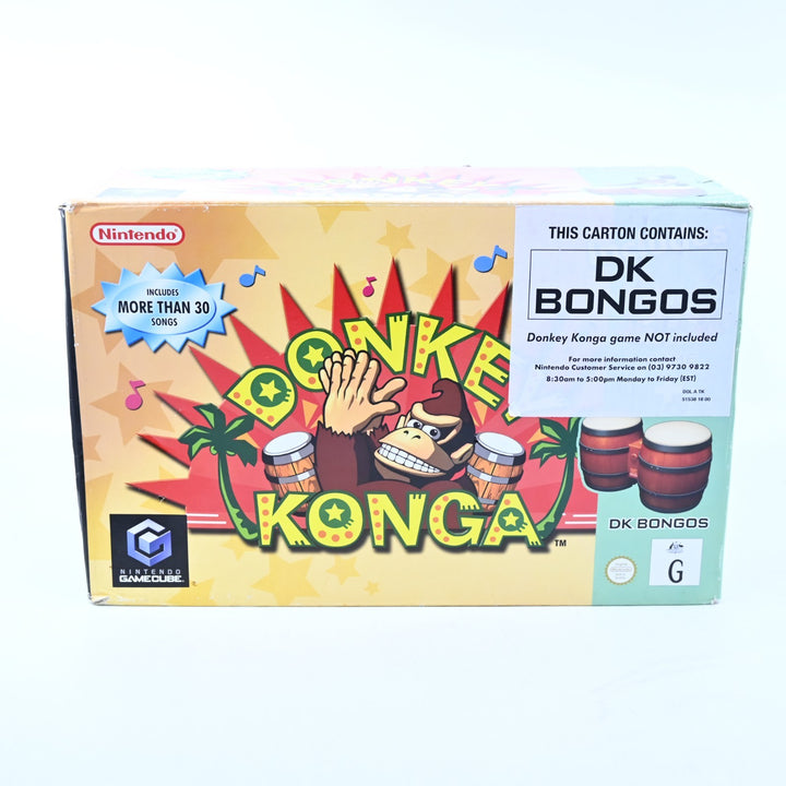 Donkey Konga - Boxed with Bongos - Nintendo Gamecube Game + Manual - PAL