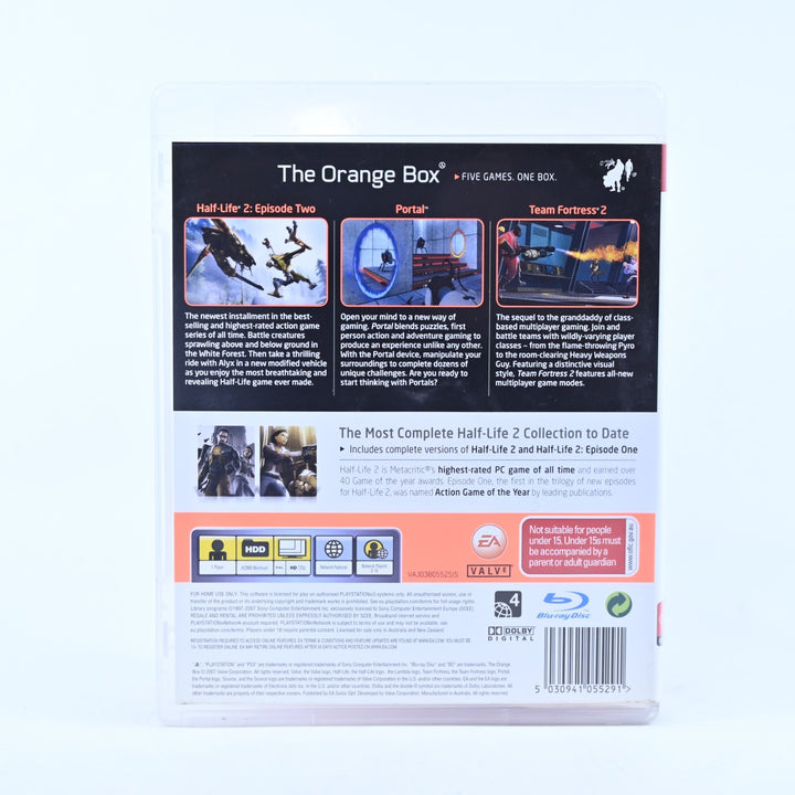 The Orange Box - Sony Playstation 3 / PS3 Game + Manual - MINT DISC!