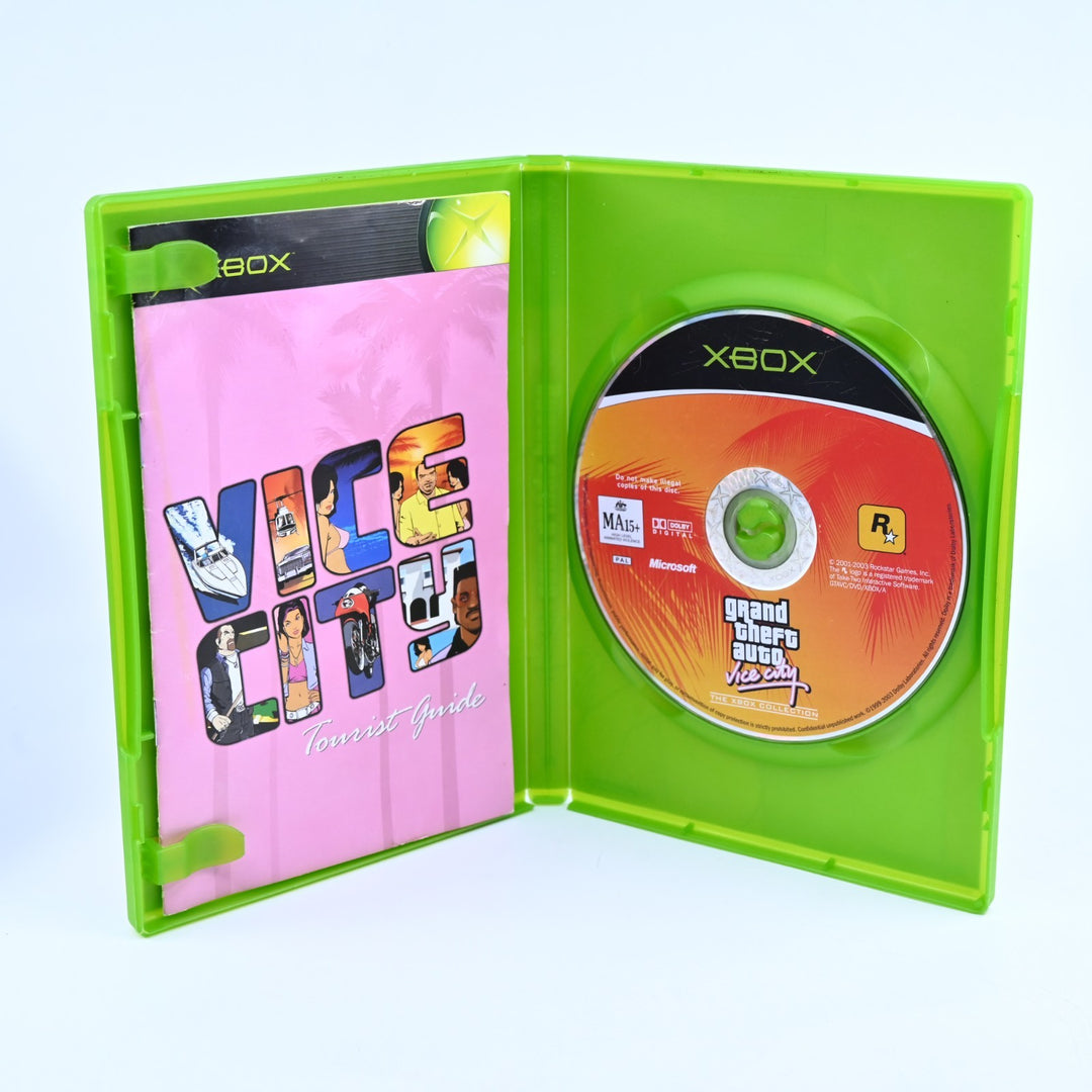 Grand Theft Auto: Vice City - Original Xbox Game + Manual - No Map - PAL