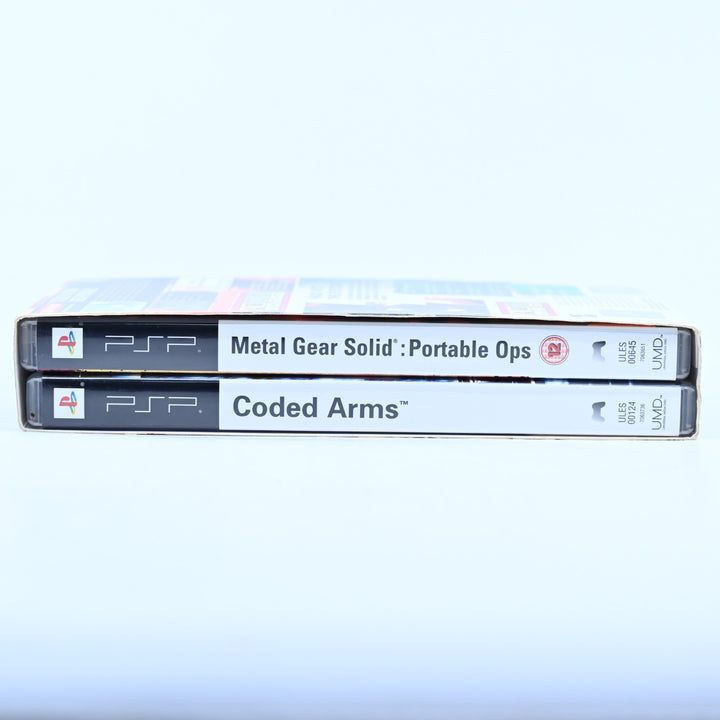 Metal Gear Solid: Portable Ops & Coded Arms - Double Pack - Sony PSP Game