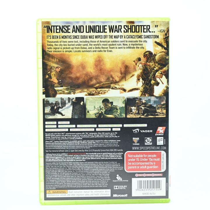 Spec Ops: The Line - Xbox 360 Game - PAL - FREE POST!