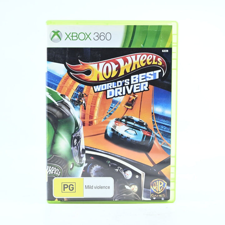 Hot Wheels: World's Best Driver - Xbox 360 Game + Manual - PAL - FREE POST!