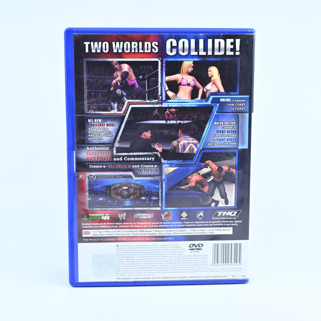 WWE SmackDown! Vs. Raw - Sony Playstation 2 / PS2 Game + Manual - PAL