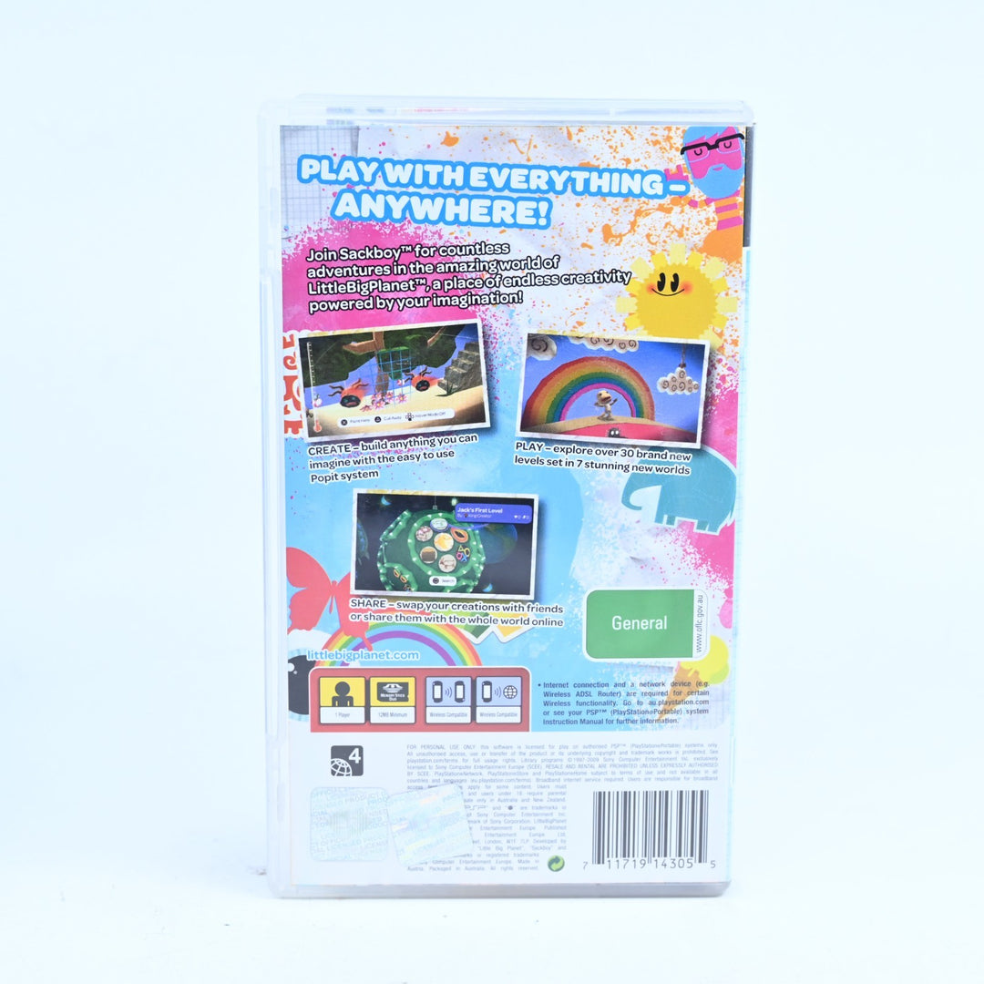 LittleBigPlanet - Sony PSP Game + Manual - FREE POST!