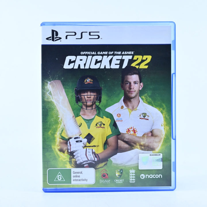 Cricket 22 - Sony Playstation 5 / PS5 Game - MINT DISC!