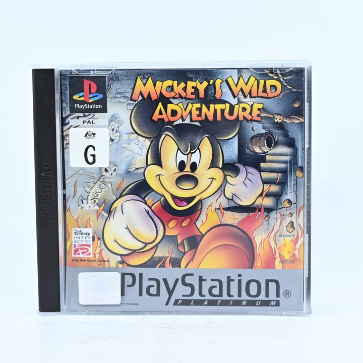 Mickey's Wild Adventure - Sony Playstation 1 / PS1 Game + No Manual - PAL
