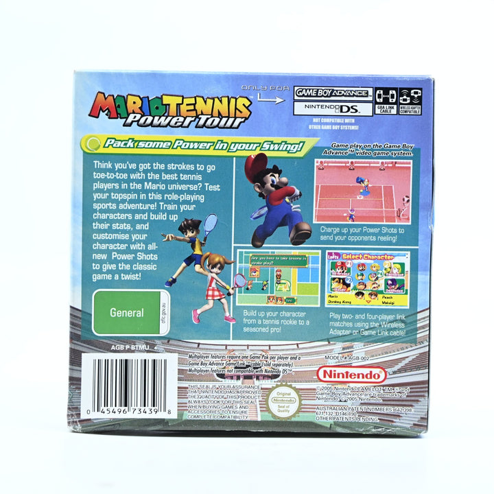 Mario Tennis Power Tour - Nintendo Gameboy Advance / GBA Boxed Game - PAL