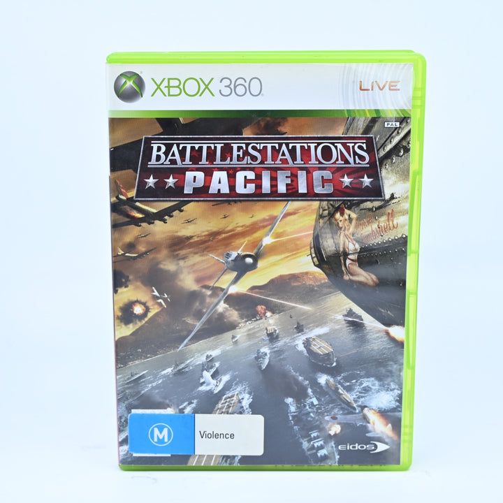 Battlestations Pacific - Xbox 360 Game + Manual - PAL - MINT DISC!