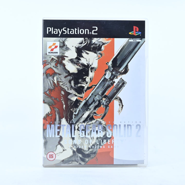 Metal Gear Solid 2: Sons of Liberty - Sony Playstation 2 / PS2 Game + Manual