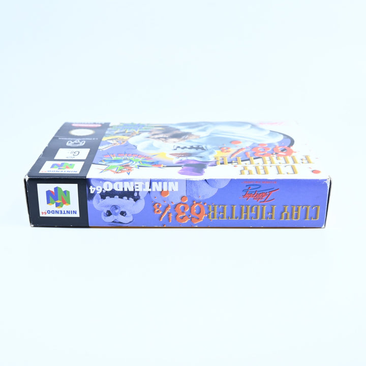 Clay Fighter 63 ⅓ - N64 / Nintendo 64 Boxed Game - PAL - Clay Fighter 63 1/3