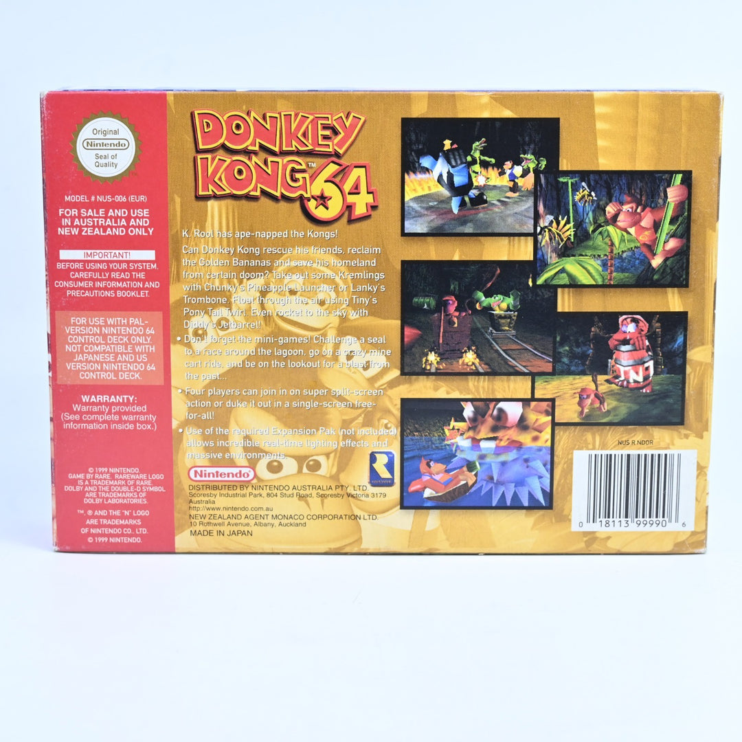 Donkey Kong 64 - N64 / Nintendo 64 Boxed Game - PAL - EXCELLENT CONDITION