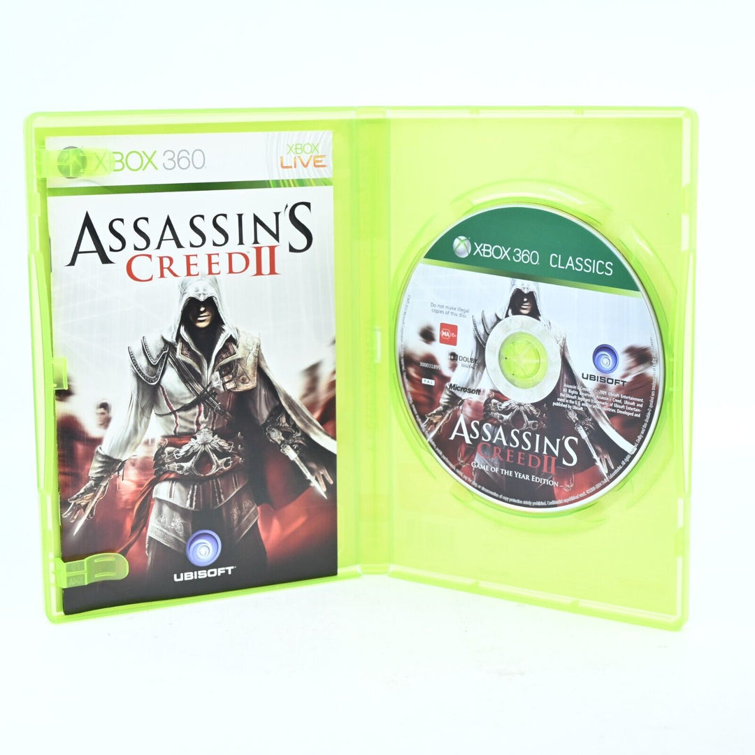 Assassin's Creed II - GOTY Edition - Xbox 360 Game + Manual - PAL - MINT DISC!