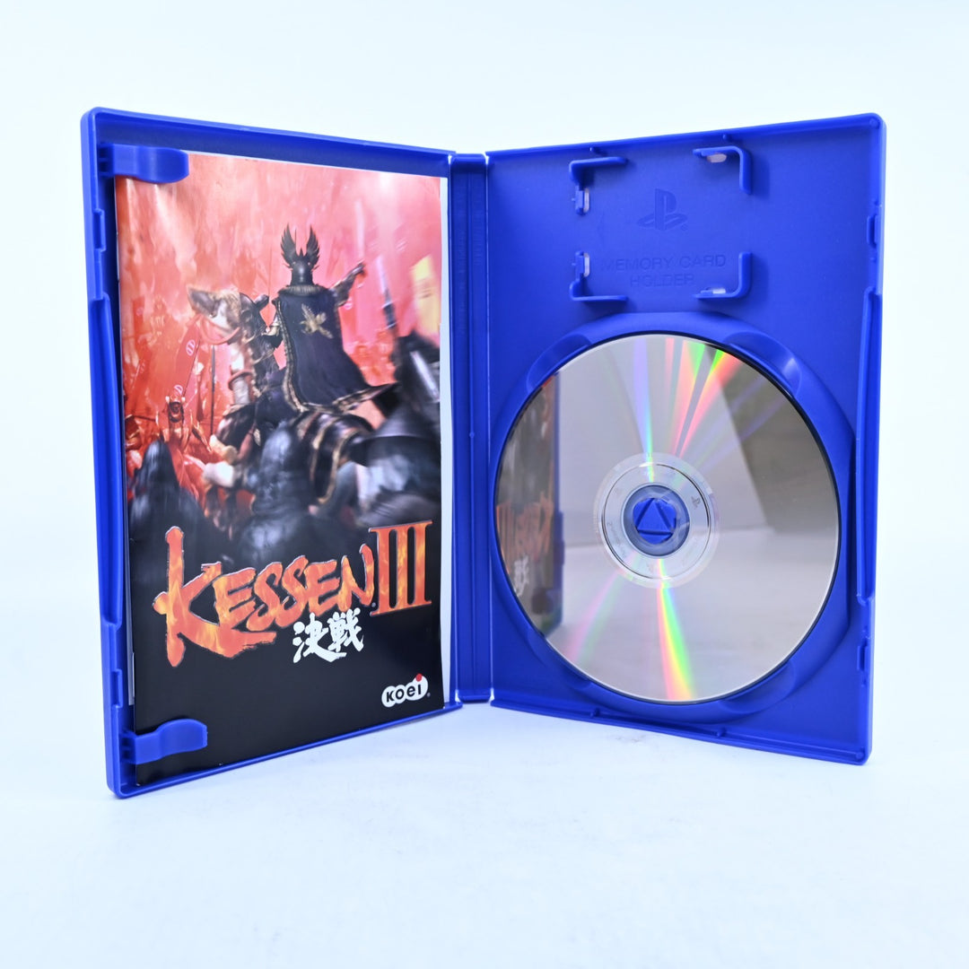 Kessen III - Sony Playstation 2 / PS2 Game + Manual - PAL - MINT DISC!