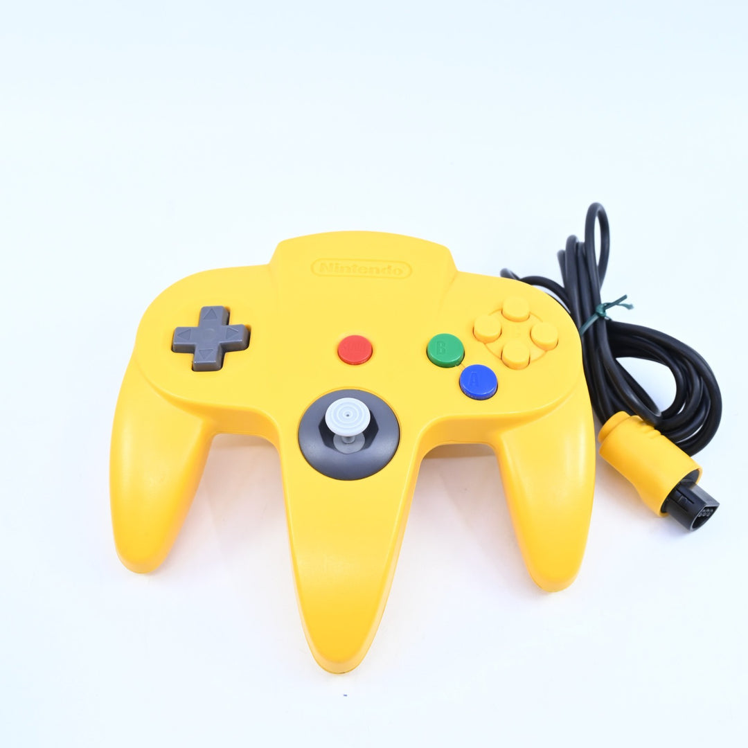 Original Yellow Controller - Nintendo 64 Controller - N64 Accessory