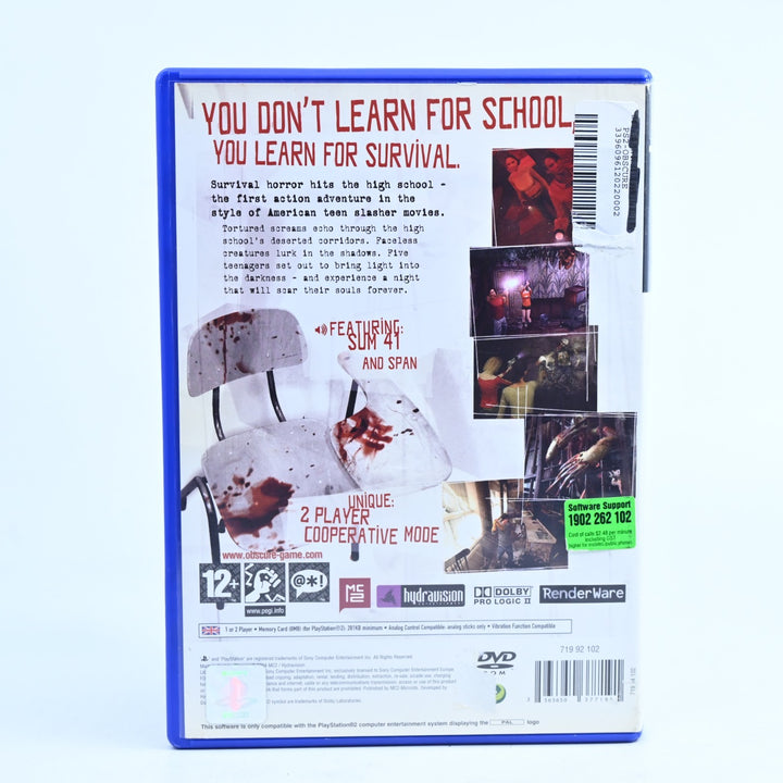 Obscure - Sony Playstation 2 / PS2 Game + Manual - PAL - Ex-Rental