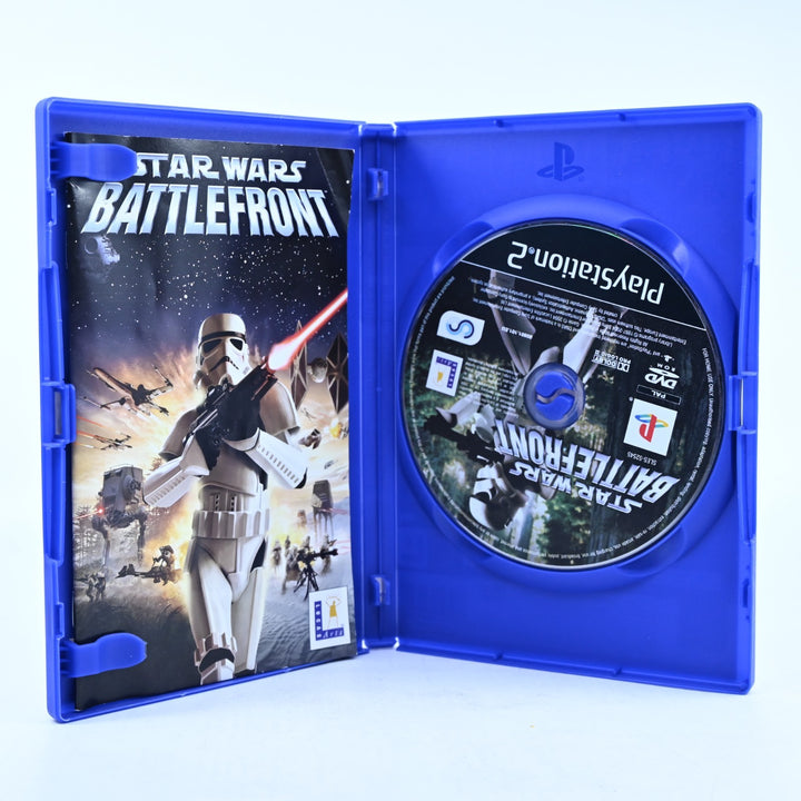Star Wars Battlefront - Sony Playstation 2 / PS2 Game + Manual - PAL