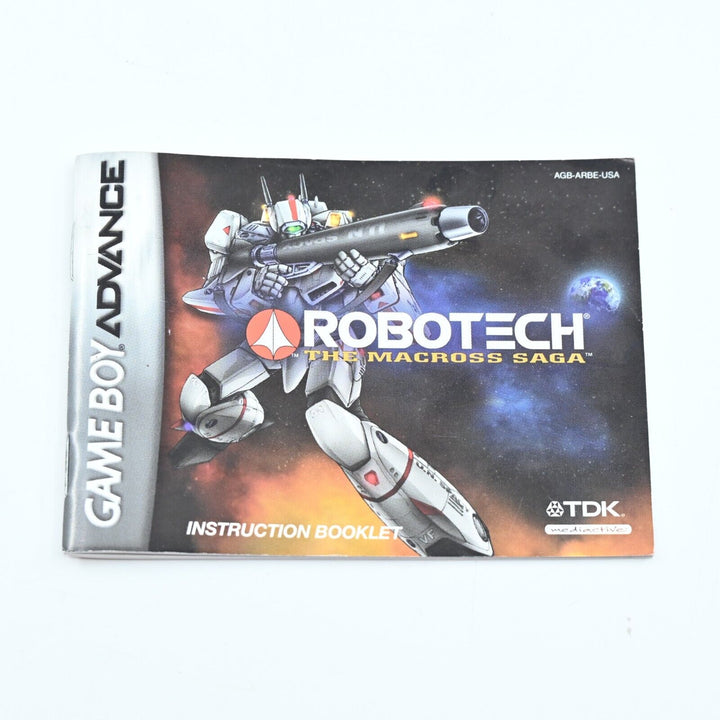 Robotech: The Macross Saga - Intruction Booklet - Other Nintendo Gameboy