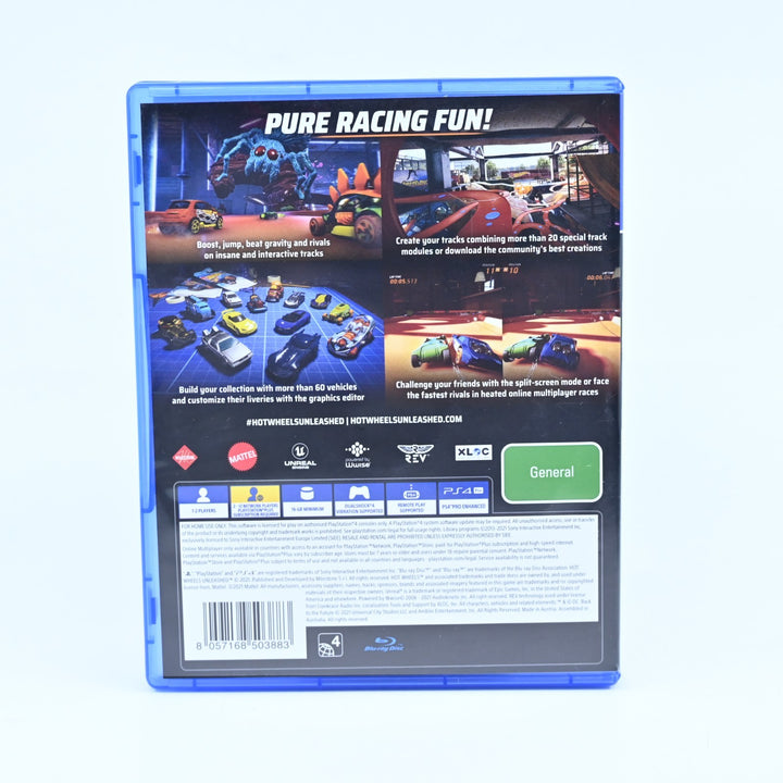Hot Wheels Unleashed - Sony Playstation 4 / PS4 Game - MINT DISC!