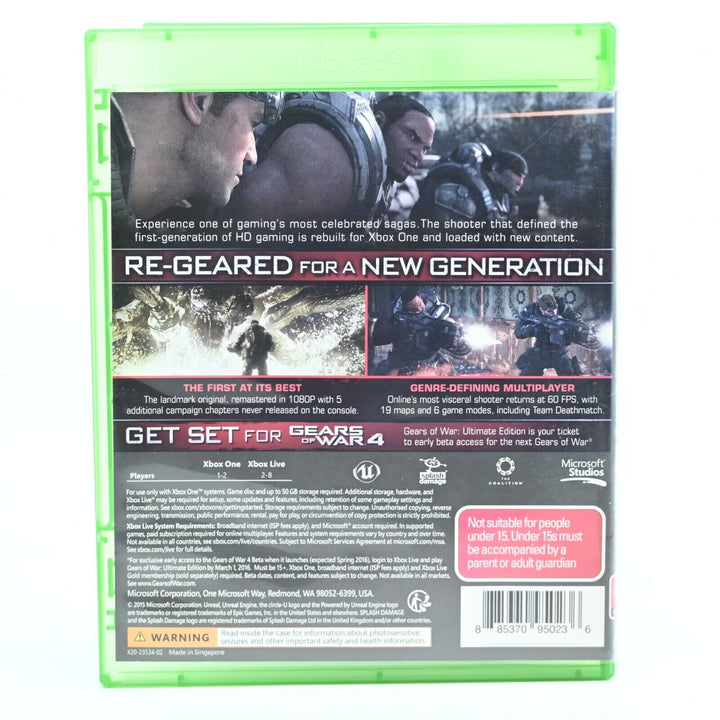 Gears of War Ultimate Edition - Xbox One Game - PAL - FREE POST!