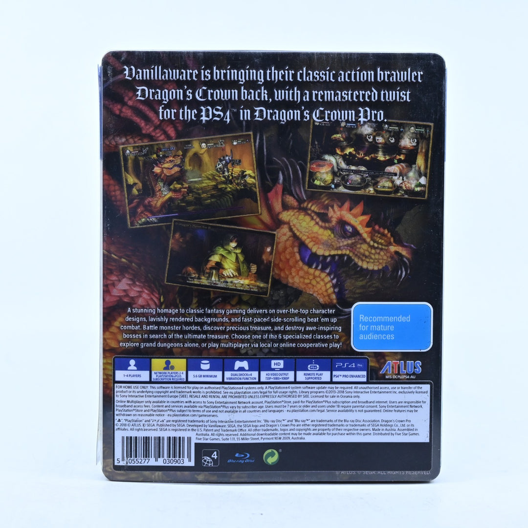 Dragon's Crown Pro Battle Hardened Edition - Sony Playstation 4 / PS4 Game