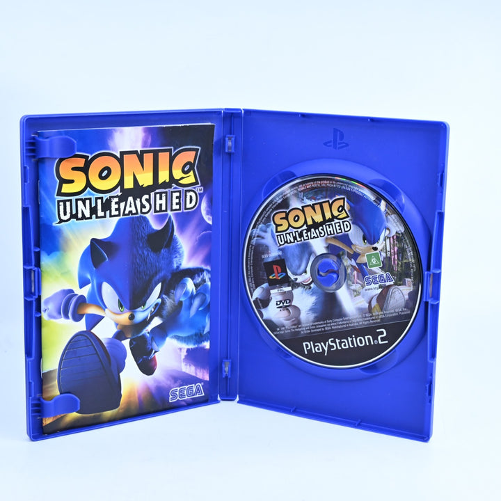 Sonic Unleashed - Sony Playstation 2 / PS2 Game + Manual - PAL - NEAR MINT DISC!
