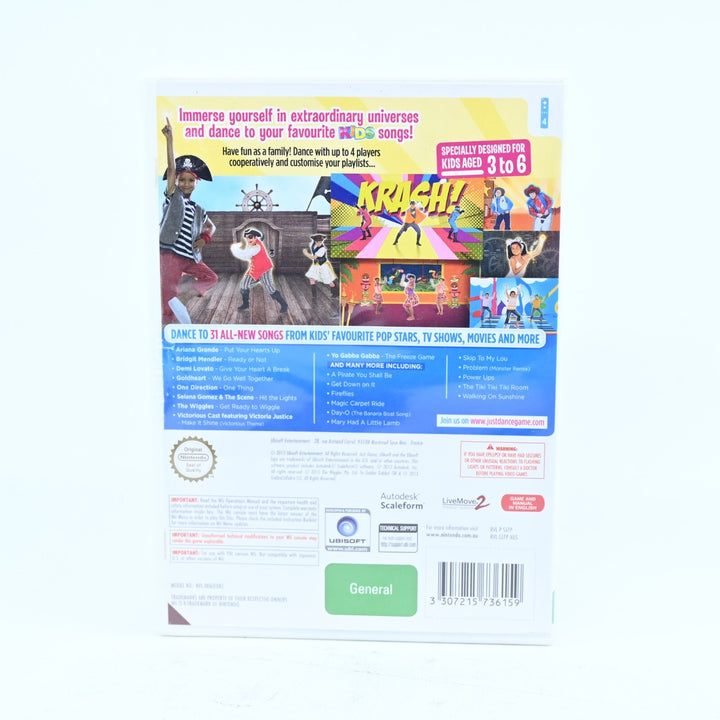 Just Dance Kids 2014 - Nintendo Wii Game + Manual - PAL - MINT DISC!