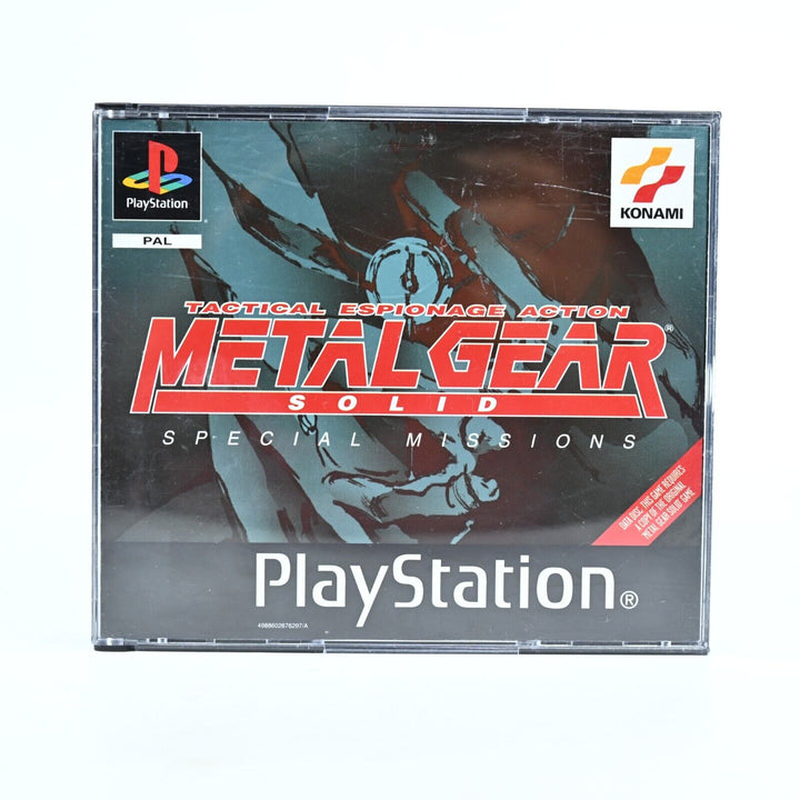 Metal Gear Solid Special Missions - Sony Playstation 1 / PS1 Game + Manual