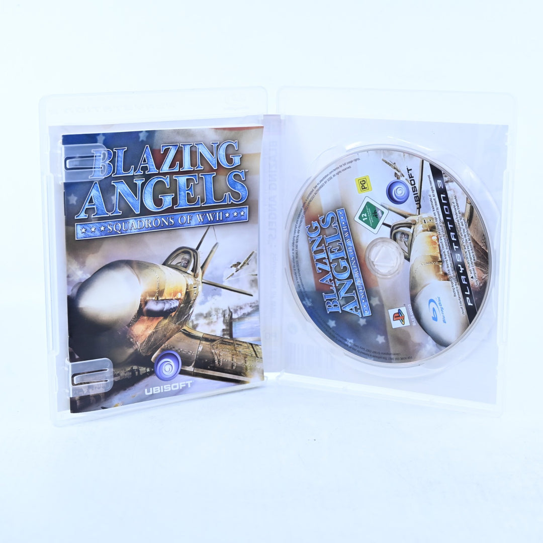 Blazing Angels: Squadrons of WWII - Sony Playstation 3 / PS3 Game + Manual