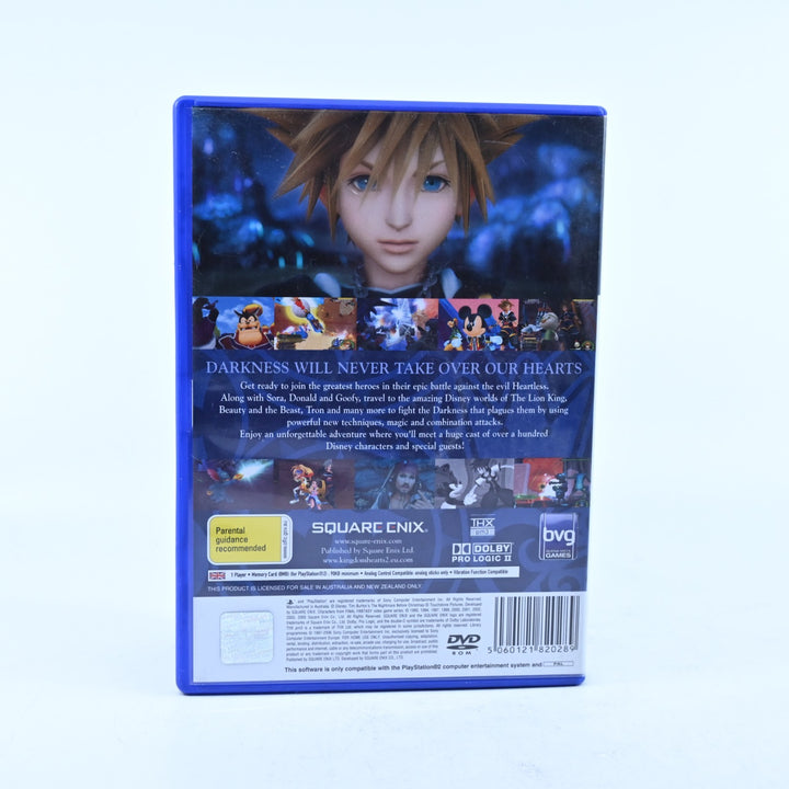 Kingdom Hearts II - Sony Playstation 2 / PS2 Game + Manual - PAL - MINT DISC!